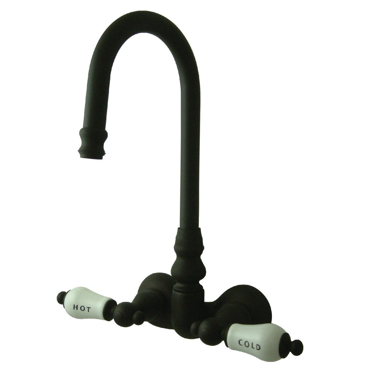 Vintage 3-3/8-Inch Wall Mount Tub Faucet in Oil Rubbed Bronze