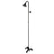 Kingston Brass Vintage Two-Handle 2-Hole Wall Mount Clawfoot Tub Faucet Package with Shower Combo, Matte Black (CCK2670)