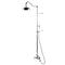 Kingston Brass Vintage Tub Wall Mount Rain Drop Shower System with Hand Shower, Polished Chrome (CCK6171)