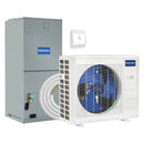 MRCOOL Hyper Heat 2nd Gen 36K BTU, 3 Ton, 17.4 SEER2 Heat Pump Condenser and Ducted Air Handler with 35 Ft. R-454B No-Vac Lineset (CENTRAL-36-HP-230B35)