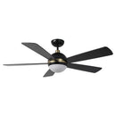 Parrot Uncle 52-Inch Industrial 5 Blades Ceiling Fan with LED Lighting