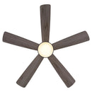 Parrot Uncle 52-Inch Industrial 5 Blades Ceiling Fan with LED Lighting