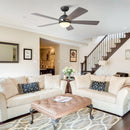 Parrot Uncle 52-Inch Industrial 5 Blades Ceiling Fan with LED Lighting