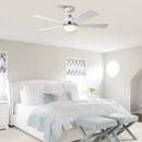 Parrot Uncle 52-Inch Industrial 5 Blades Ceiling Fan with LED Lighting
