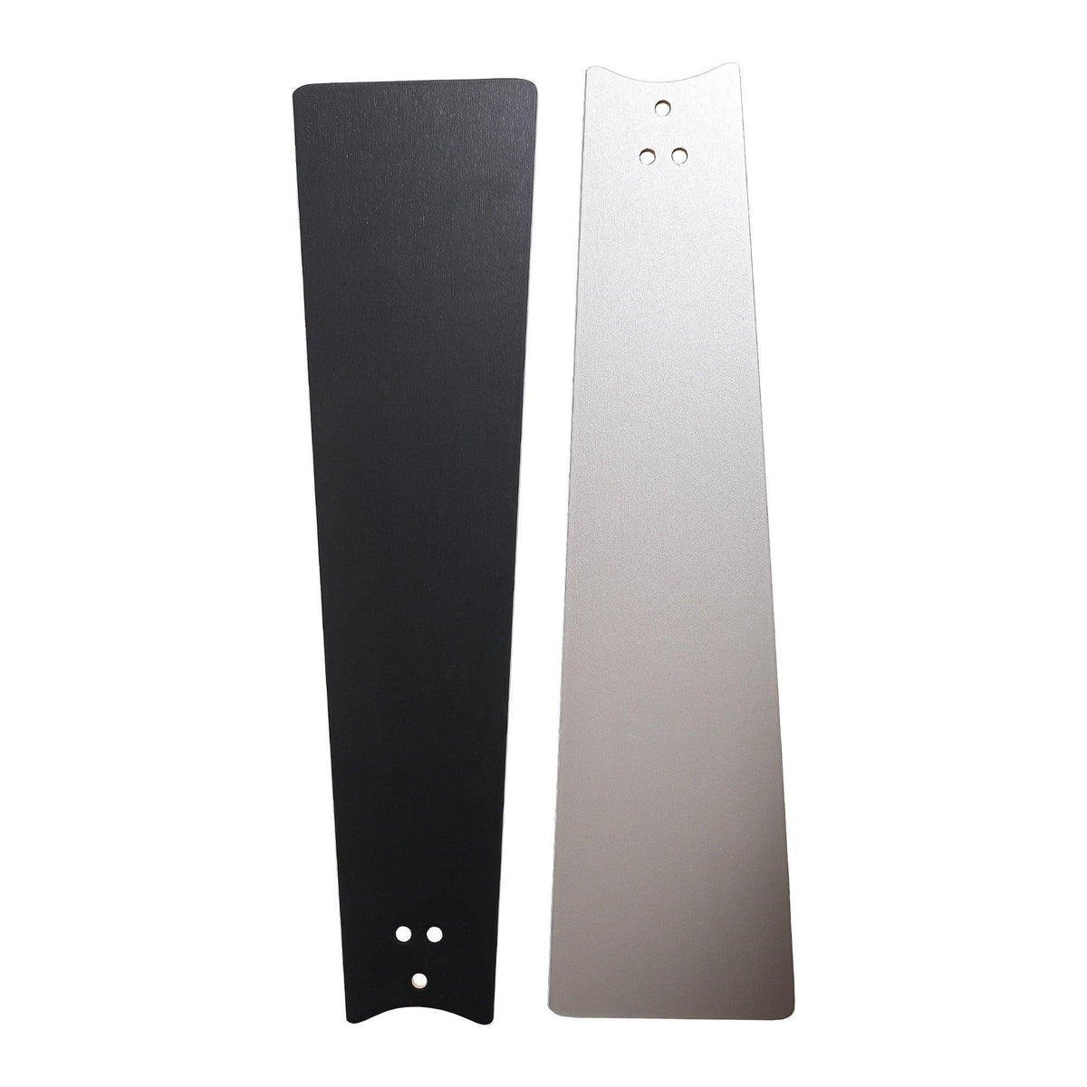 Ceiling fan blade set, one dark blade and one light blade