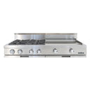 Capital 48" Culinarian Series Built-In Gas Rangetop with 4 Open Burners in Stainless Steel (CGRT484GG)