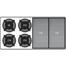 Capital 48" Culinarian Series Built-In Gas Rangetop with 4 Open Burners in Stainless Steel (CGRT484GG)