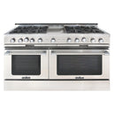 Capital 60-Inch Grand Chef Gas Range in Stainless Steel with 8 Open Burners & Griddle (CGSR604G4)