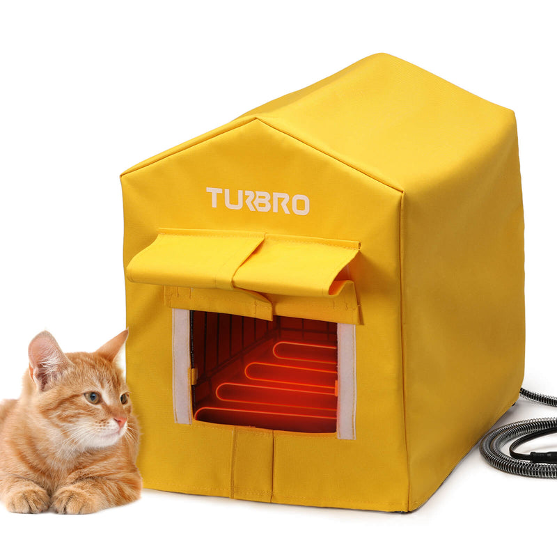 TURBRO Neighborhood CH17A Heated Cat House (707-NBH-CH17A-BL)