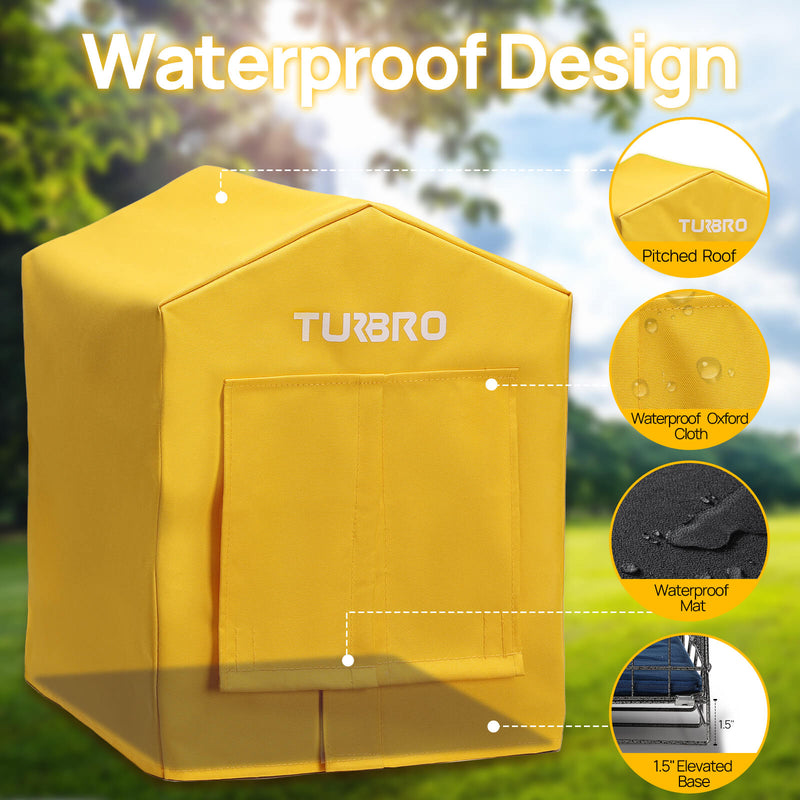 TURBRO Neighborhood CH17A Heated Cat House (707-NBH-CH17A-BL)