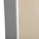 Deko Living 5 Piece Gray Compressed Foam Loveseat Sofa Chairs and Table Set (CIF50019)