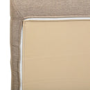 Deko Living 5 Piece Brown Compressed Foam Loveseat Sofa Chairs and Table Set (CIF50119)