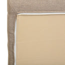 Deko Living Brown Compressed Foam Armless Sectional Sofa Chair (CIF50117ACH)