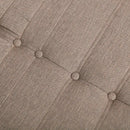 Deko Living 5 Piece Brown Compressed Foam Loveseat Sofa Chairs and Table Set (CIF50119)