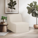 Deko Living Beige Compressed Foam Armless Sectional Sofa Chair (CIF50217ACH)