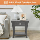 Parrot Uncle Furniture of America Amity End Table, Gray (CM4085E-PU)