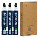 Drinkmate CO2 Refill Carbonator Cylinders 60L 14.5 oz- 3 Pack (14Z-00-03)