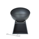 Deko Living 30-Inch Round Outdoor Steel Wood Burning Fire Pit (COB10515)