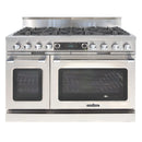 Capital 48-Inch Connoisseurian Series Dual Fuel Range with Self Clean 7.8 cu. ft in Stainless Steel (CSB488)