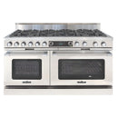 Capital 60-Inch Grand Chef Dual Fuel Range in Stainless Steel with 10 Open Burners (COB6010)