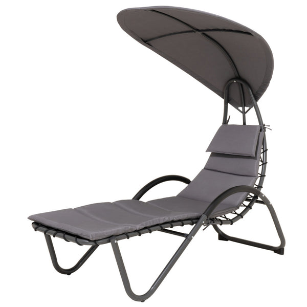 Deko Living Outdoor Patio Lounge Chair with Canopy (COP20203)