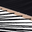 Deko Living Outdoor Cedar Wood Hammock with Black Textilene Fabric (COP20208BLK)