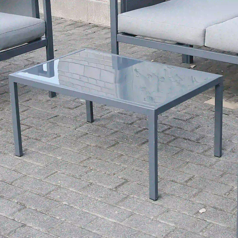 Deko Living 4 Place Seating Outdoor Gray Sofa and Table Set (COP30014)