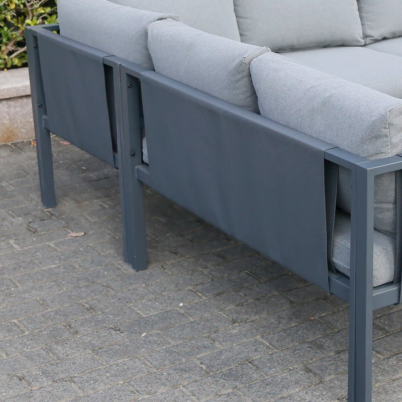 Deko Living 5 Place Seating Outdoor Gray Sofa and Table Set (COP30016)