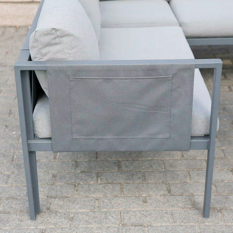 Deko Living 5 Place Seating Outdoor Gray Sofa and Table Set (COP30016)