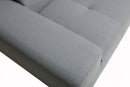 Deko Living 4 Piece Seating Gray Outdoor Compressed Foam Sectional Sofas and Ottoman Set (COP30017)