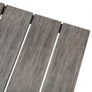 Deko Living Gray Outdoor Compression Foam Ottoman Table (COP30017TBL)