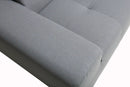 Deko Living 4 Piece Gray Outdoor Compressed Foam Sectional Sofa Lounger and Table Set (COP30018)