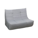 Deko Living 5 Piece Gray Outdoor Compressed Foam Loveseat Sofa Chairs and Table Set (COP30019)