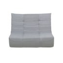 Deko Living 5 Piece Gray Outdoor Compressed Foam Loveseat Sofa Chairs and Table Set (COP30019)