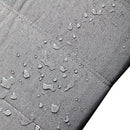 Deko Living 5 Piece Gray Outdoor Compressed Foam Loveseat Sofa Chairs and Table Set (COP30019)