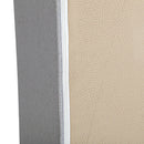 Deko Living 5 Piece Gray Outdoor Compressed Foam Loveseat Sofa Chairs and Table Set (COP30019)