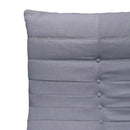 Deko Living 5 Piece Gray Outdoor Compressed Foam Loveseat Sofa Chairs and Table Set (COP30019)