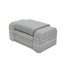 Deko Living 5 Piece Seating Gray Outdoor Wicker Sofa and Sofa Chair Set with Table (COP30112)