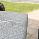 Deko Living 5 Piece Seating Gray Outdoor Wicker Sofa and Sofa Chair Set with Table (COP30112)