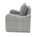 Deko Living 5 Piece Seating Gray Outdoor Wicker Sofa and Sofa Chair Set with Table (COP30112)