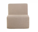 Deko Living 4 Piece Seating Brown Outdoor Compressed Foam Sectional Sofas and Ottoman Set (COP30117)