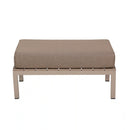Deko Living 4 Piece Seating Brown Outdoor Compressed Foam Sectional Sofas and Ottoman Set (COP30117)