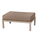 Deko Living 4 Piece Seating Brown Outdoor Compressed Foam Sectional Sofas and Ottoman Set (COP30117)