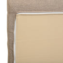 Deko Living 4 Piece Seating Brown Outdoor Compressed Foam Sectional Sofas and Ottoman Set (COP30117)