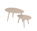 Deko Living 2 Piece Brown Outdoor Oval Table Set (COP30118TBL)
