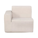 Deko Living 4 Piece Seating Beige Outdoor Compressed Foam Sectional Sofas and Ottoman Set (COP30217)