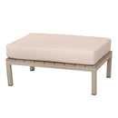 Deko Living 4 Piece Seating Beige Outdoor Compressed Foam Sectional Sofas and Ottoman Set (COP30217)