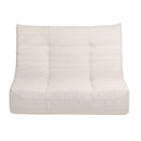 Deko Living 5 Piece Beige Outdoor Compressed Foam Loveseat Sofa Chairs and Table Set (COP30219)