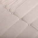 Deko Living 5 Piece Beige Outdoor Compressed Foam Loveseat Sofa Chairs and Table Set (COP30219)