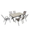 Deko Living 7 Piece Brown Outdoor Dining Chairs and Table Set (COP30702BWN)